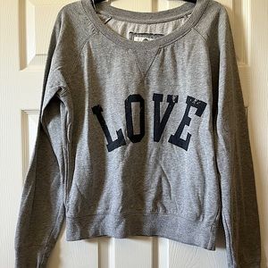 Green Sleeved “Love” pullover